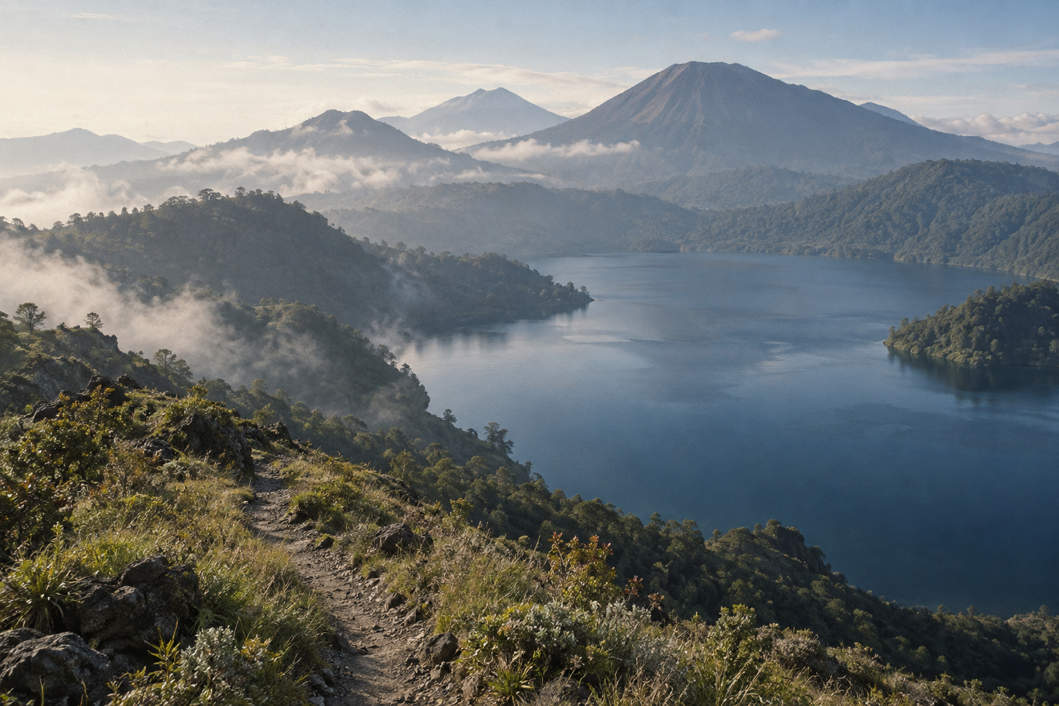 Danau dan pegunungan